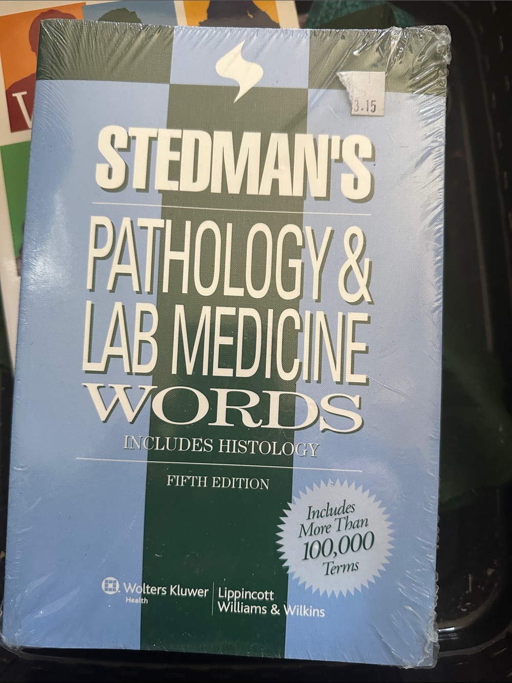 Pathology & Lab Medicine Words, Blue/Green -